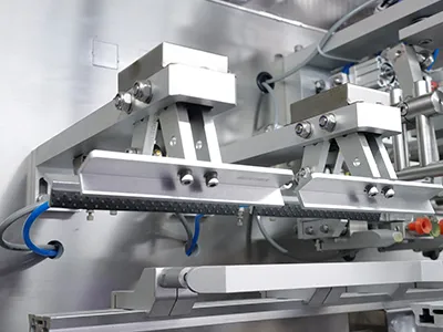 Pouch gripping section