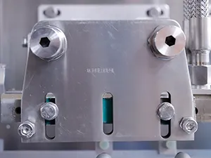 Envasadora de bolsas prefabricadas, llenado con 1 boquilla