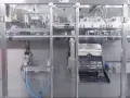 Envasadora de bolsas prefabricadas con alimentador automático de bolsas y llenado con 1 boquilla