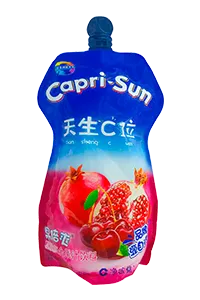 Envasadora horizontal de bolsas stand up con boquilla, llenado con 1 boquilla