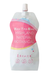 Envasadora horizontal de bolsas con boquilla, llenado con 1 boquilla