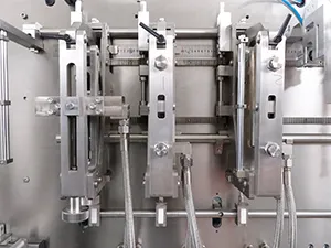 Envasadora horizontal de bolsas con boquilla, llenado con 1 boquilla