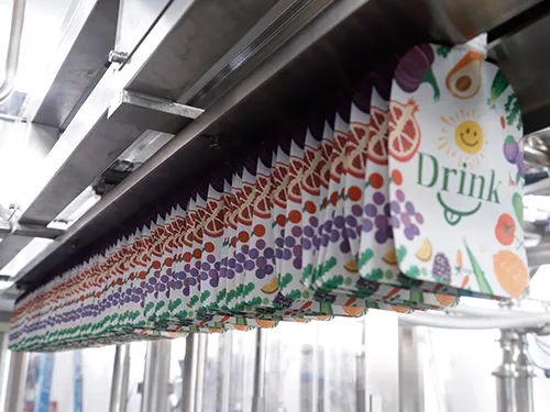 Llenadora y taponadora de bolsas con boquilla ZGY-6000