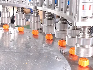 Máquina de llenado y taponado de bolsas con boquilla (con spout)